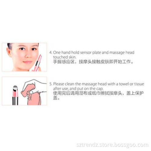 Electric Eye Massager with Thermal Care, Ion and Vibration to Beautify Eyes, Fast Absorption